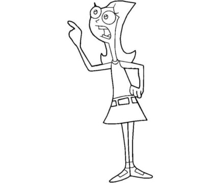Dibujo de Niza Candace para Colorear
