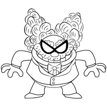 Dibujo de Poopypants Malvados para Colorear