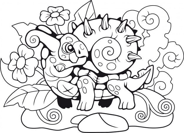 Dibujo de Caracol Monstruo para Colorear
