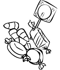 Dibujo de Caramelo para Colorear