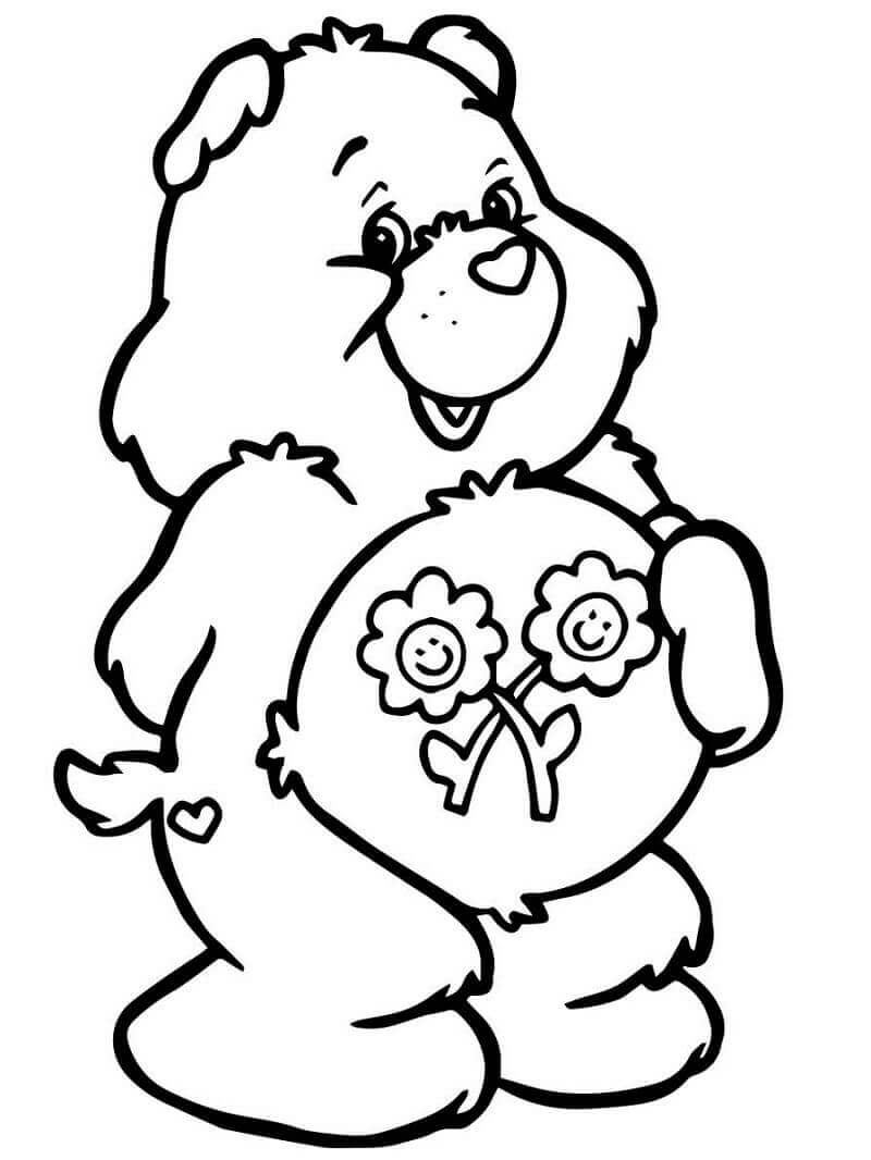Dibujo de Amigo Oso para Colorear