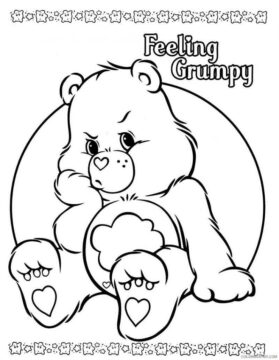Dibujo de Oso Grun 1 para Colorear