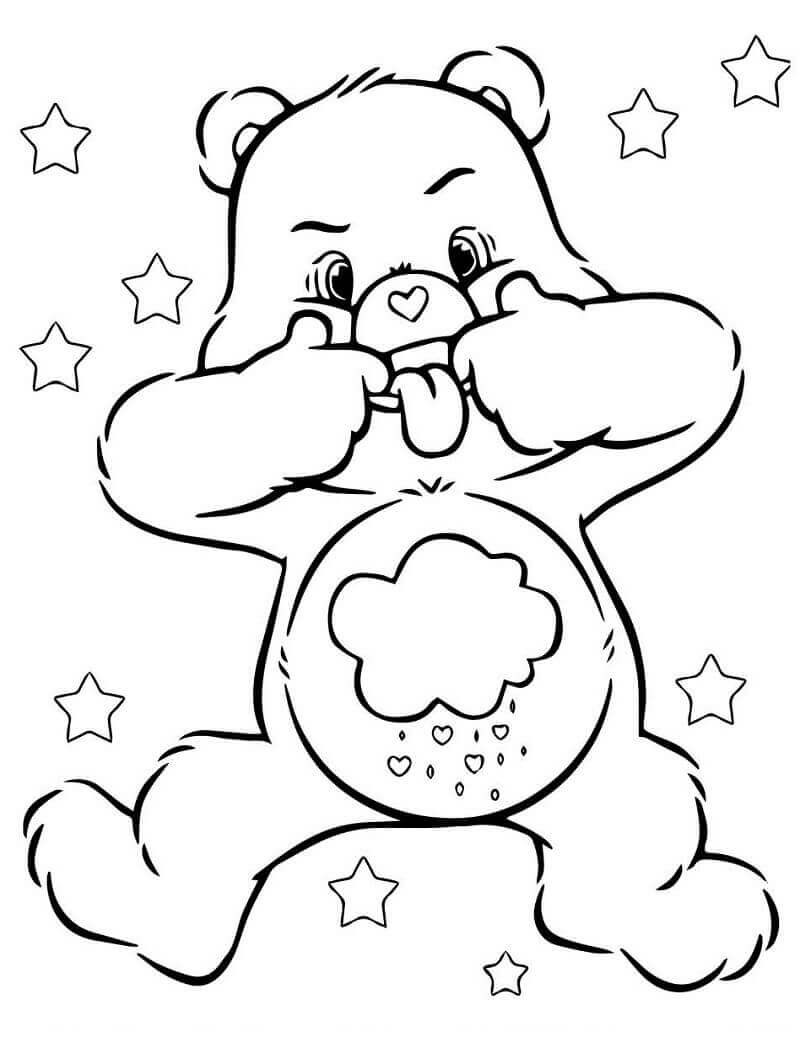 Dibujo de Oso Grun 2 para Colorear