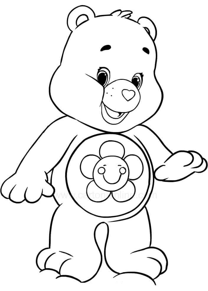 Dibujo de Oso de la Armona para Colorear