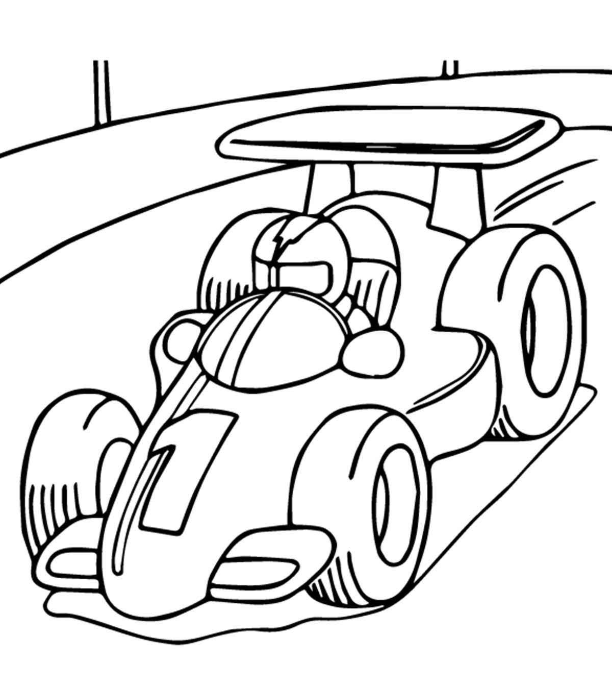 Dibujo de Fórmula Linda para Colorear