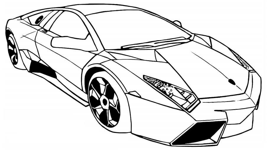 Dibujo de Lamborghini Reventon para Colorear