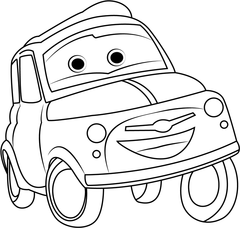 Dibujo de Luigi Sonriendo para Colorear