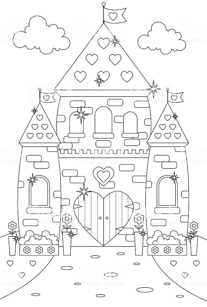 Dibujo de Dulce Castillo para Colorear