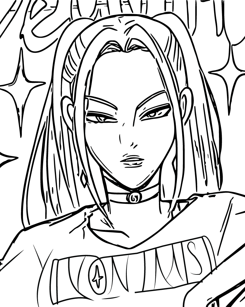 Dibujo de Imgi 7 Mira Kpop Demon Hunters Coloring Pages para Colorear