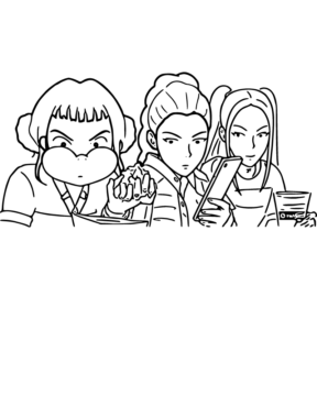 Dibujo de Imgi 9 Kpop Demon Hunters Zoey Coloring Page para Colorear