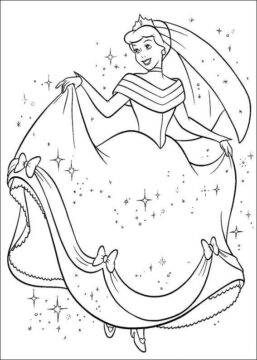 Dibujo de Gran Cenicienta para Colorear