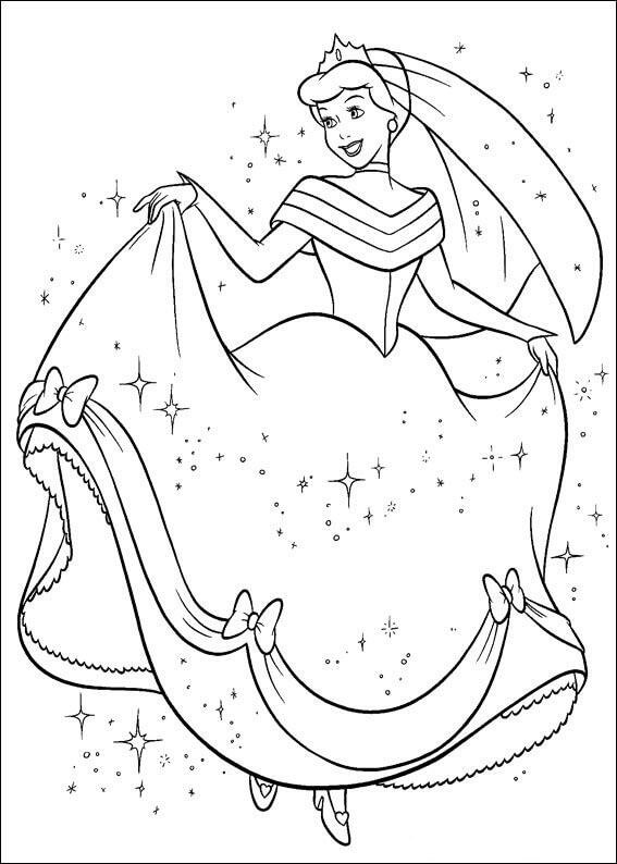 Dibujo de Gran Cenicienta para Colorear