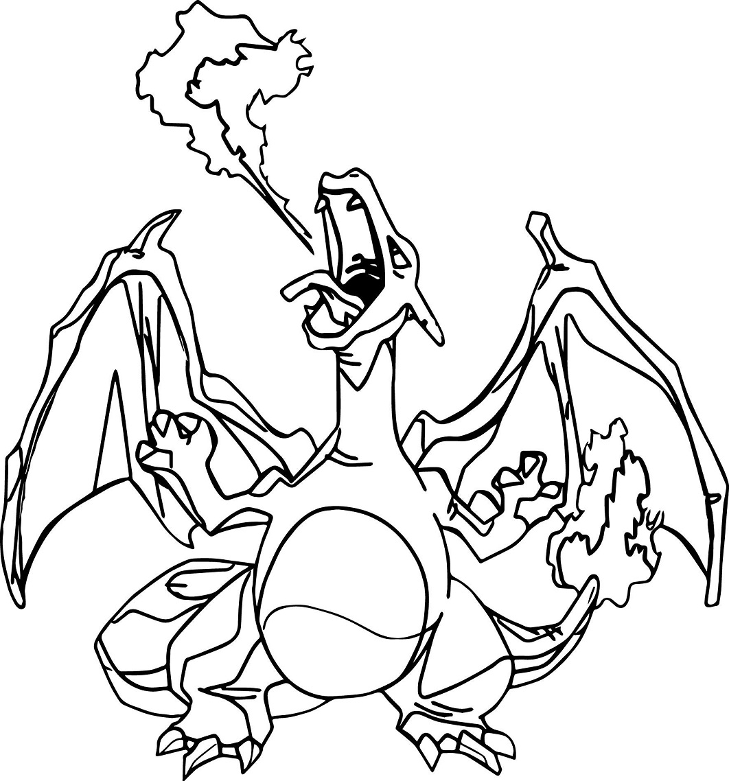 Dibujo de 1546476697 Charizard Coloring Page 88 With Charizard Coloring Page 1 para Colorear