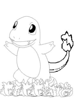 Dibujo de Encantador de Fuego para Colorear