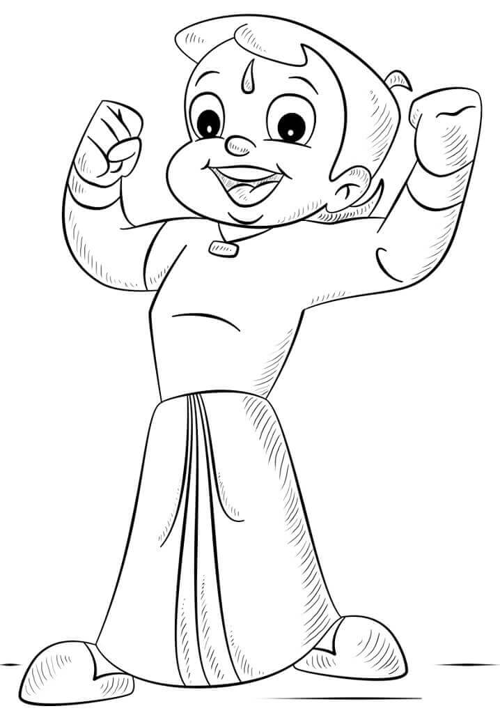Dibujo de Chhota Bheem para Colorear