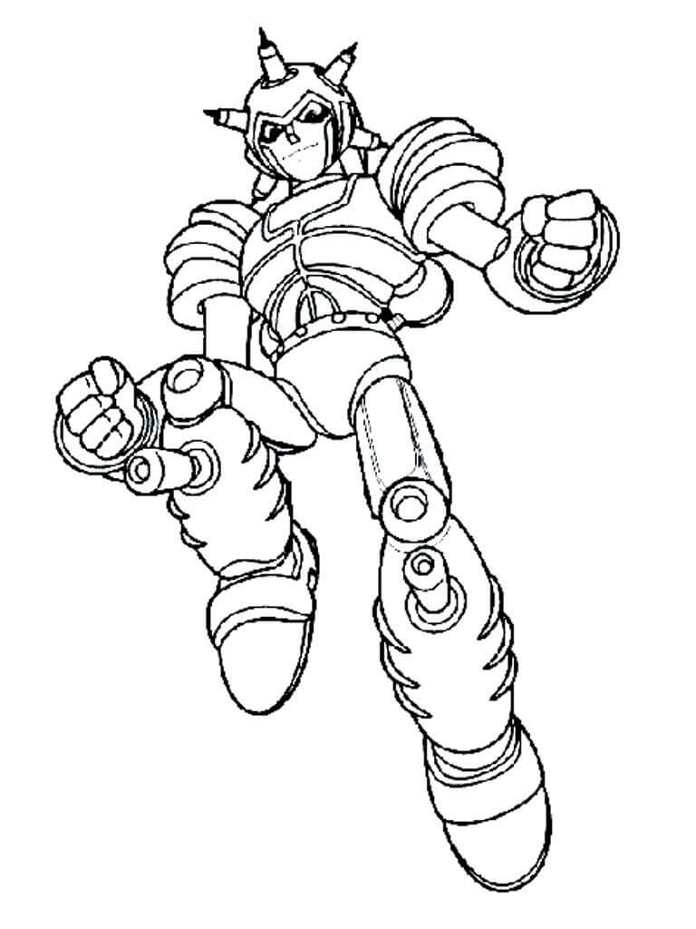 Dibujo de Chico Robot para Colorear