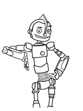 Dibujo de Robot Fun Png para Colorear
