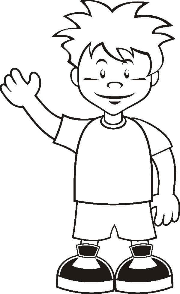 Dibujo de Chico Di Hola para Colorear