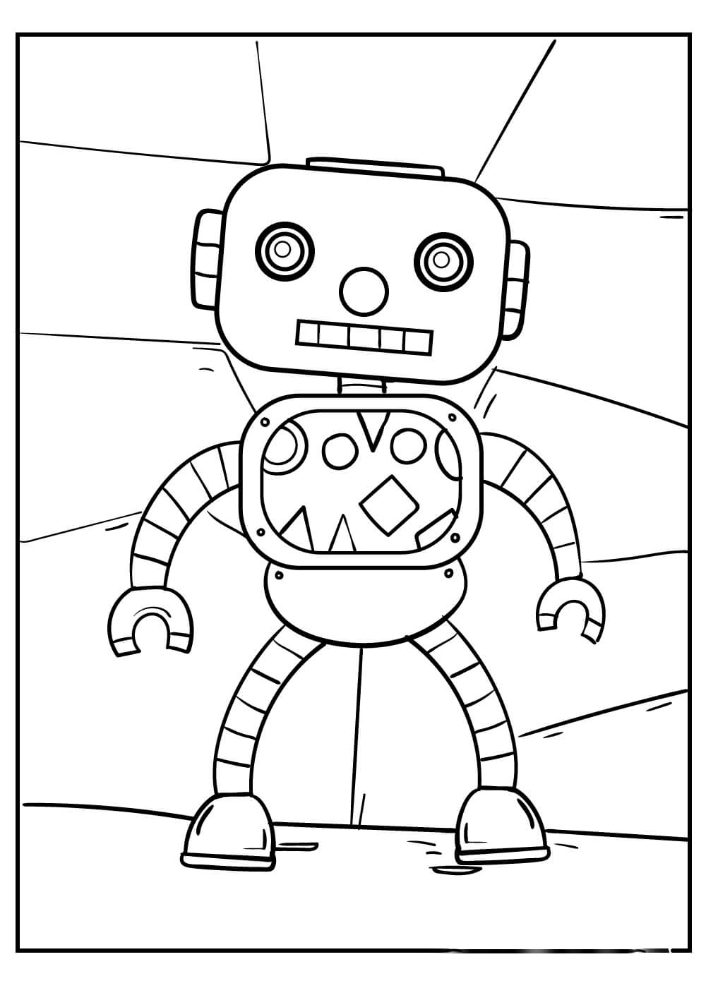 Dibujo de Nio Robot para Colorear