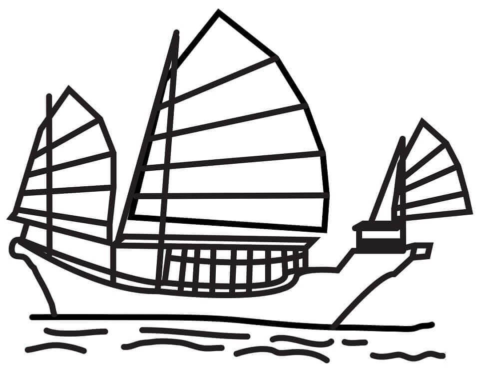Dibujo de Basura China para Colorear
