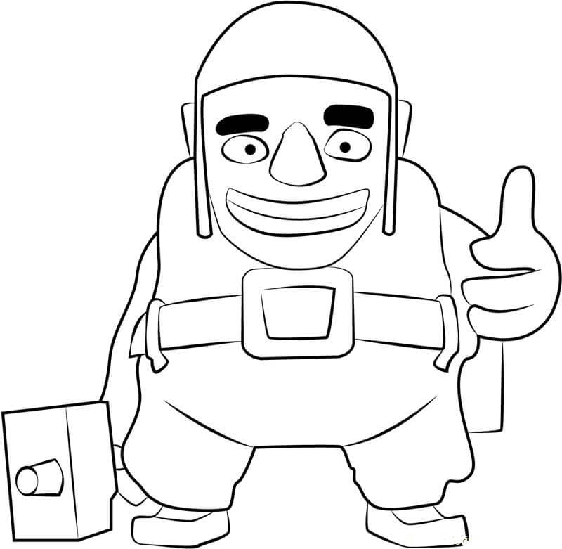 Dibujo de Constructor para Colorear
