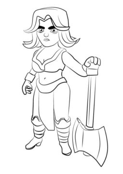 Dibujo de Valkyrie para Colorear
