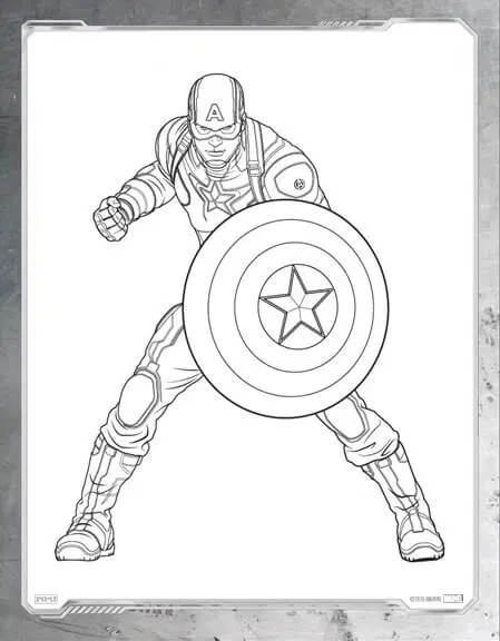 Dibujo de Impresionante Chris Evans para Colorear