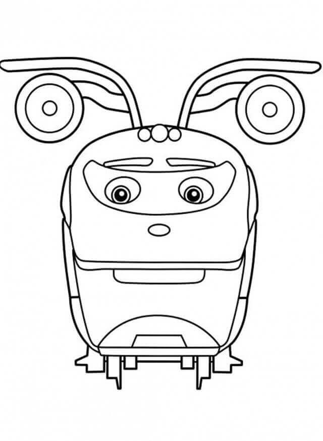 Dibujo de Accin Chugger de Chuggington para Colorear