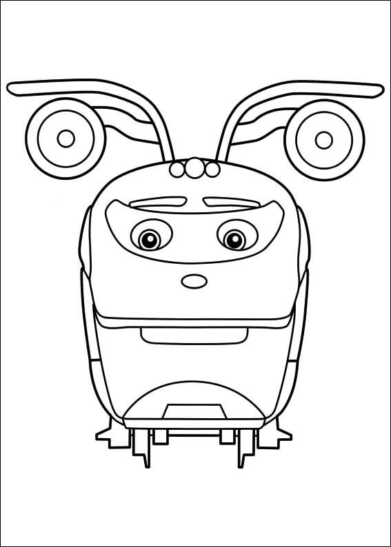 Dibujo de Accin Chugger para Colorear