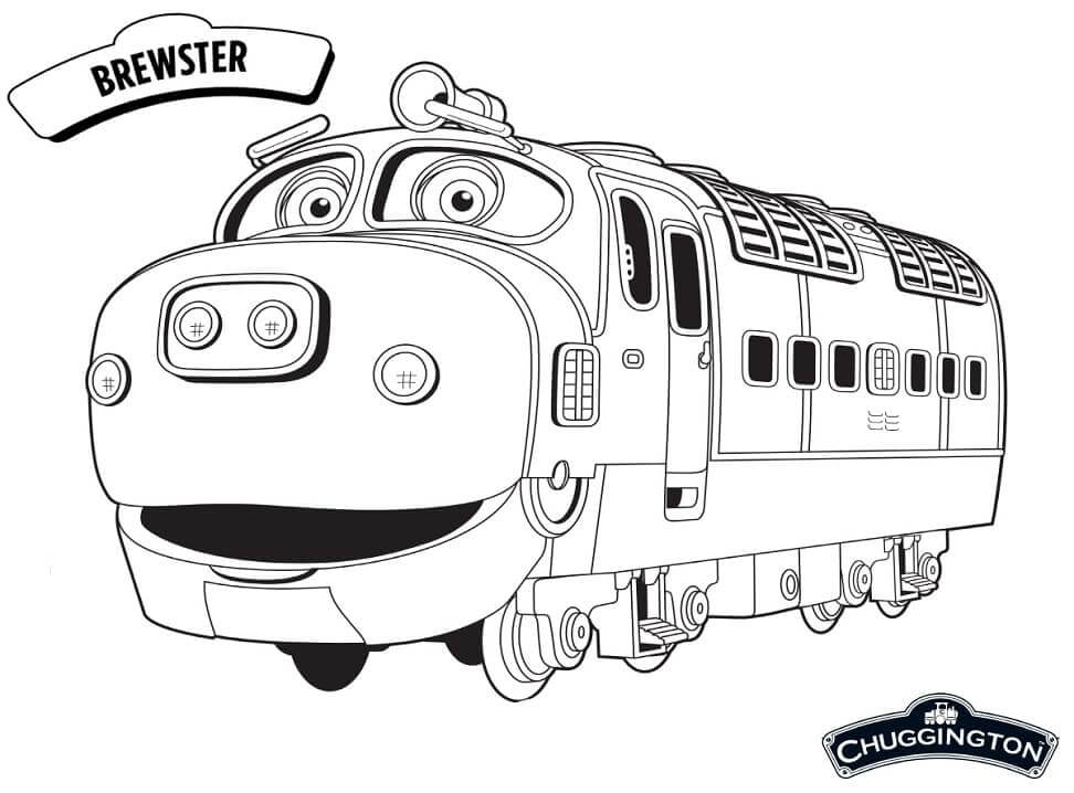 Dibujo de Brewster de Chuggington para Colorear