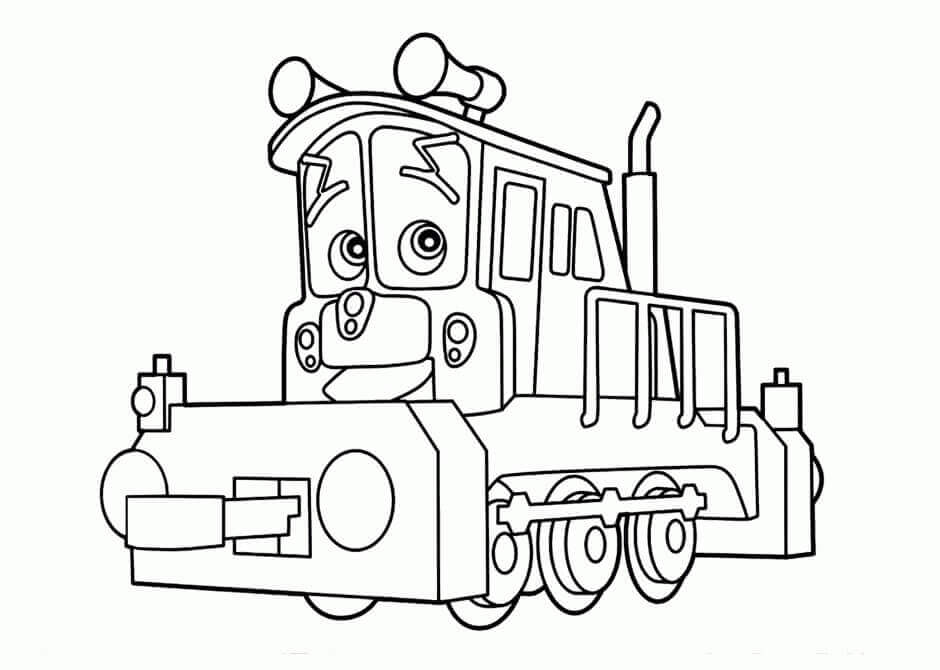 Dibujo de Calley de Chuggington para Colorear