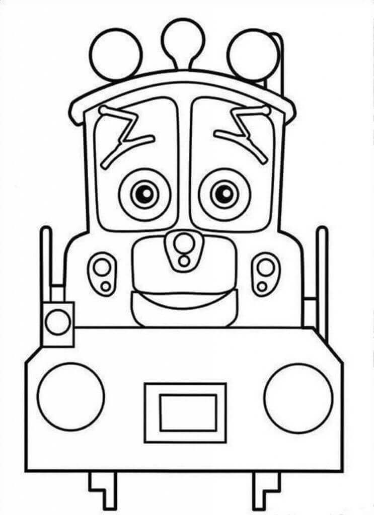 Dibujo de Calley en Chuggington para Colorear