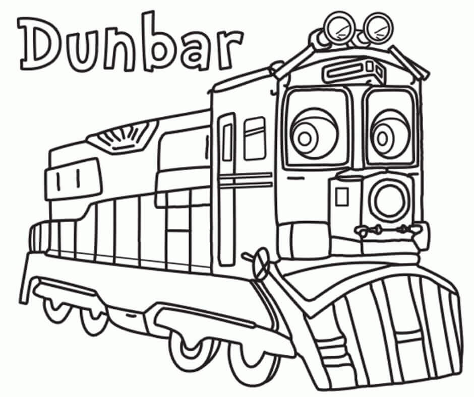 Dibujo de Dunbar de Chuggington para Colorear