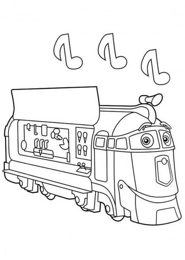 Dibujo de Frostini de Chuggington para Colorear
