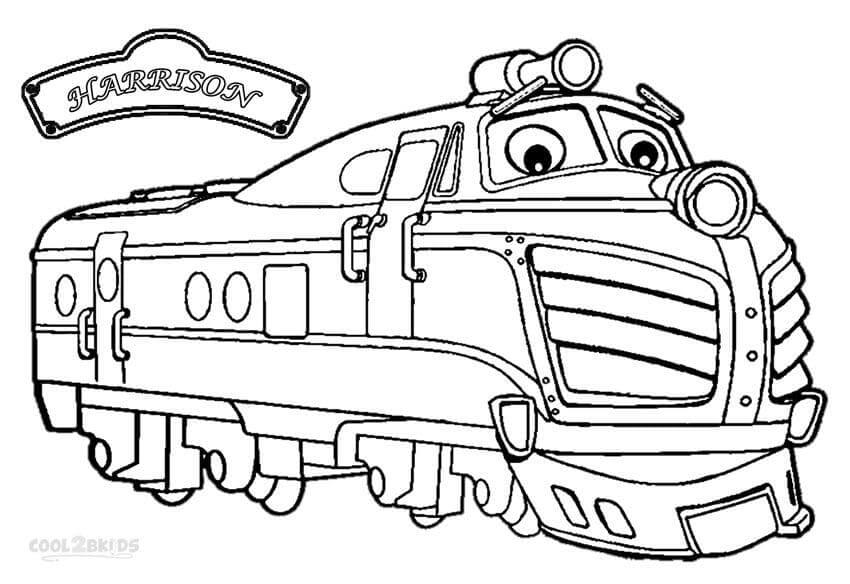 Dibujo de Harrison de Chuggington para Colorear