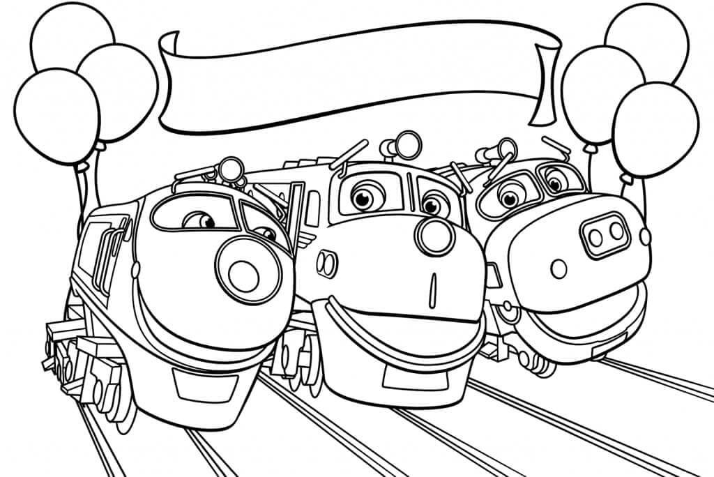 Dibujo de Personajes de Chuggington para Colorear