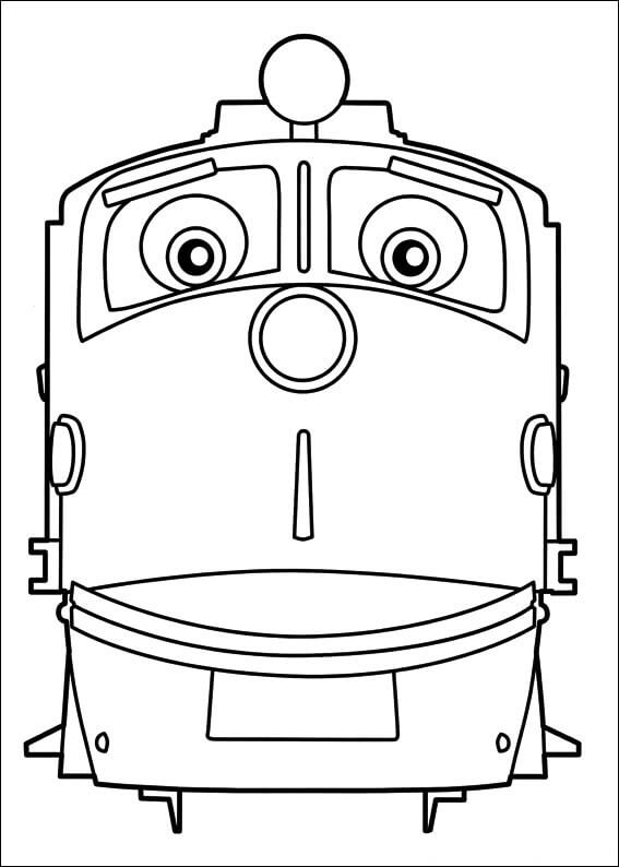 Dibujo de Skylar de Chuggington para Colorear