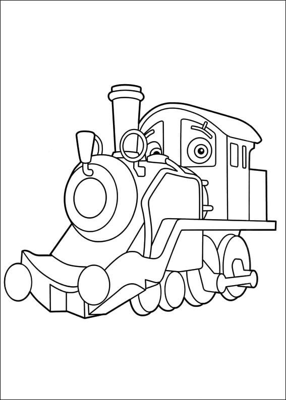 Dibujo de Viejo Fumador Pete para Colorear