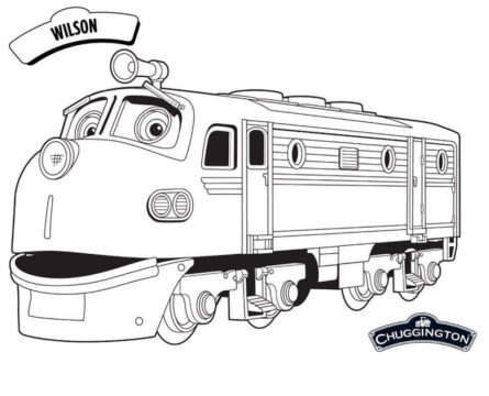 Dibujo de Wilson en Chuggington para Colorear