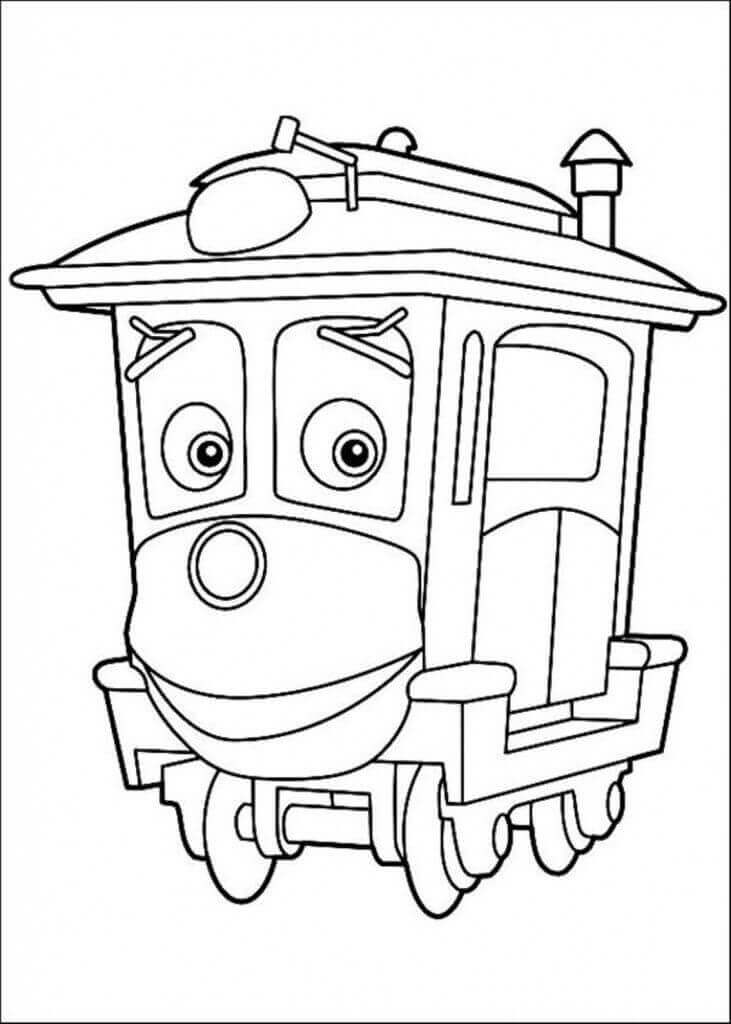 Dibujo de Zephie en Chuggington para Colorear