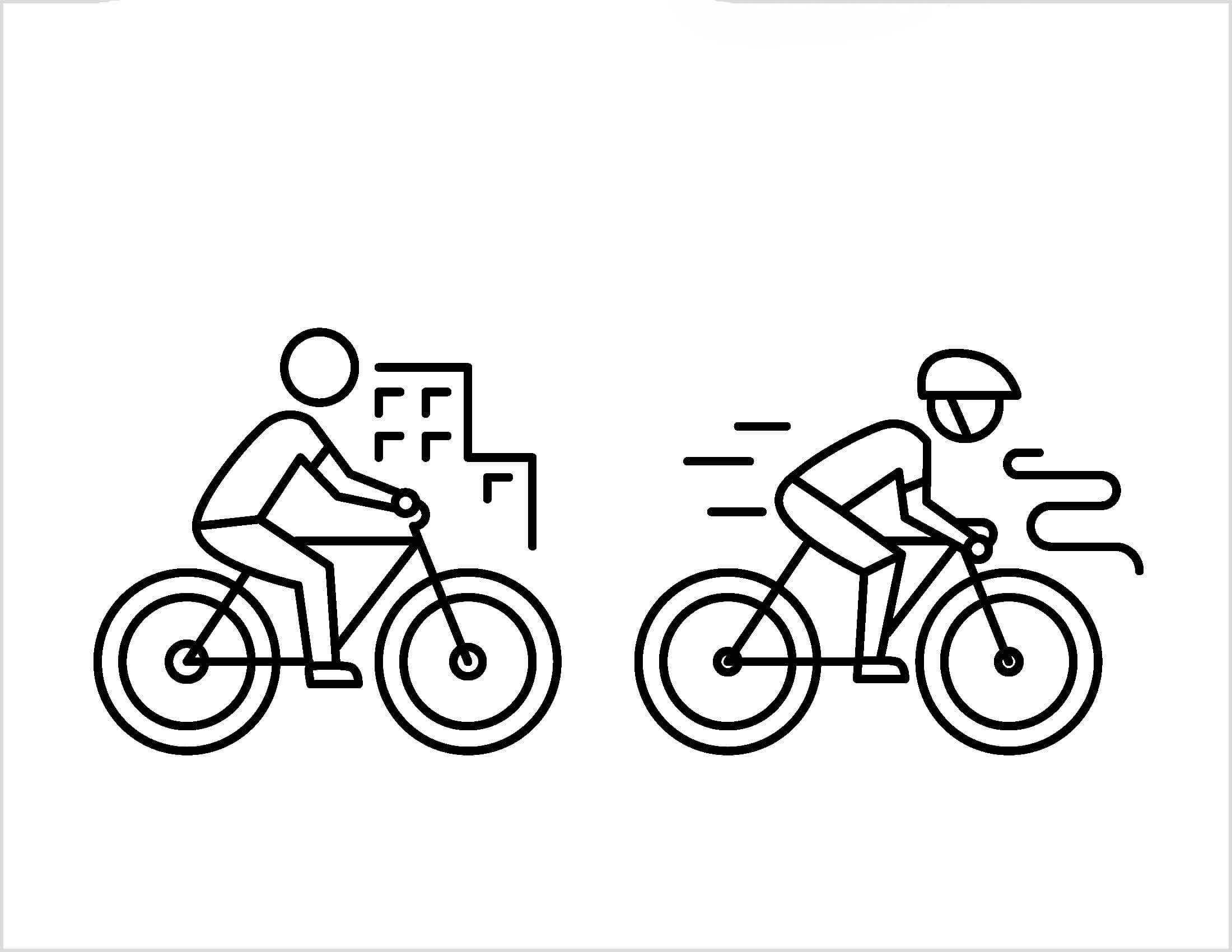 Dibujo de Ciclismo en Lnea para Colorear