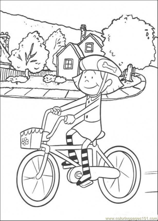 Dibujo de Iding Su Ciclo para Colorear