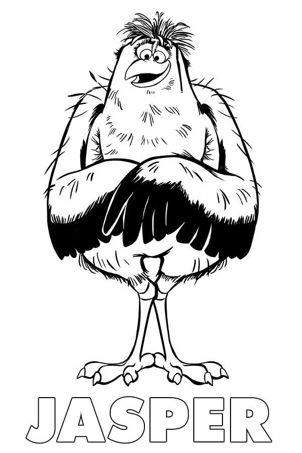 Dibujo de Cigea Jaspe para Colorear