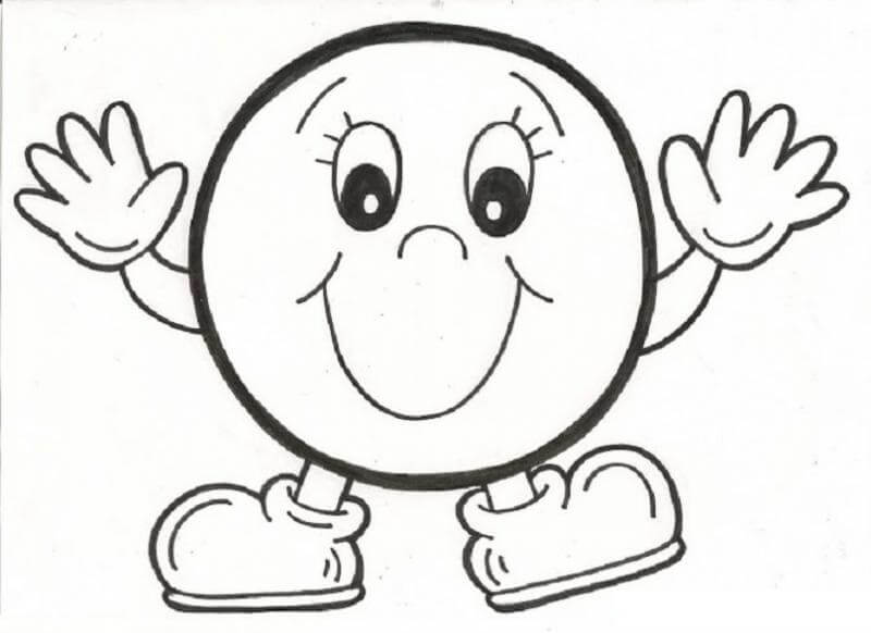 Dibujo de Daire Karikatrize Et Gleryzl para Colorear