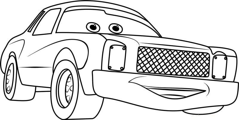 Dibujo de Happy Darrell Cartrip 1 para Colorear