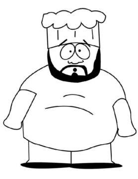 Dibujo de Cocireno de South Park para Colorear
