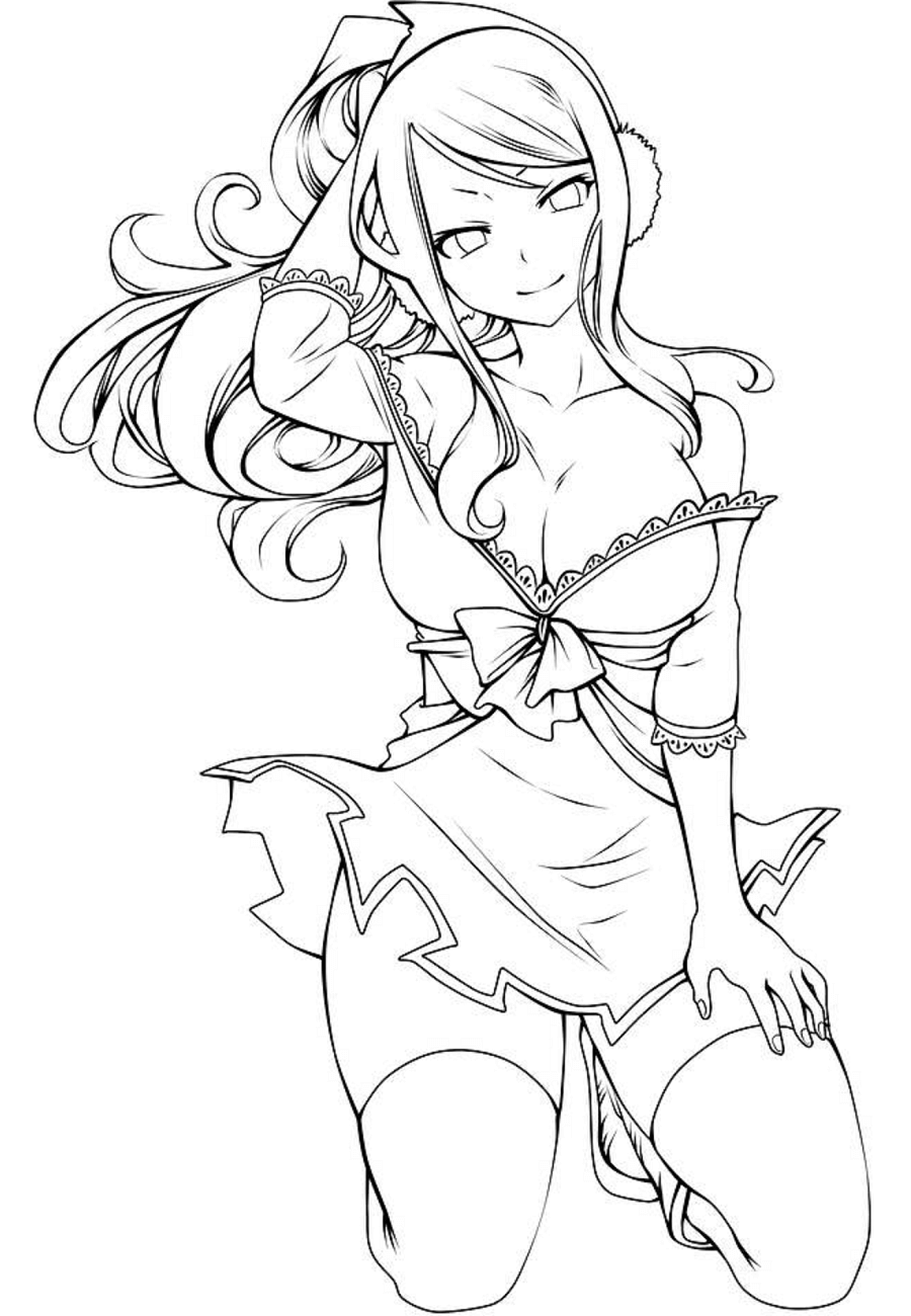 Dibujo de 1565313508 Fairy Tail Meredy By Minouze A4 para Colorear