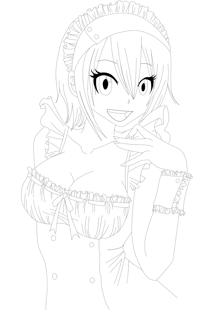Dibujo de Arte de los Fans de Lisanna Strauss para Colorear