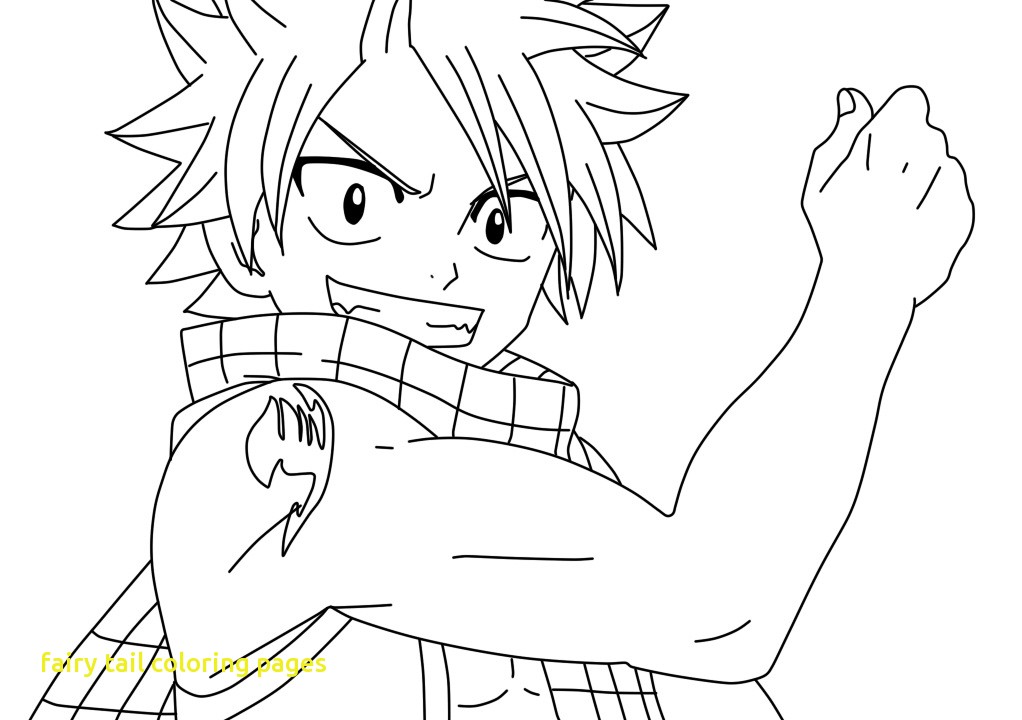 Dibujo de Natsu dragón Cola de Hadas Asesino para Colorear