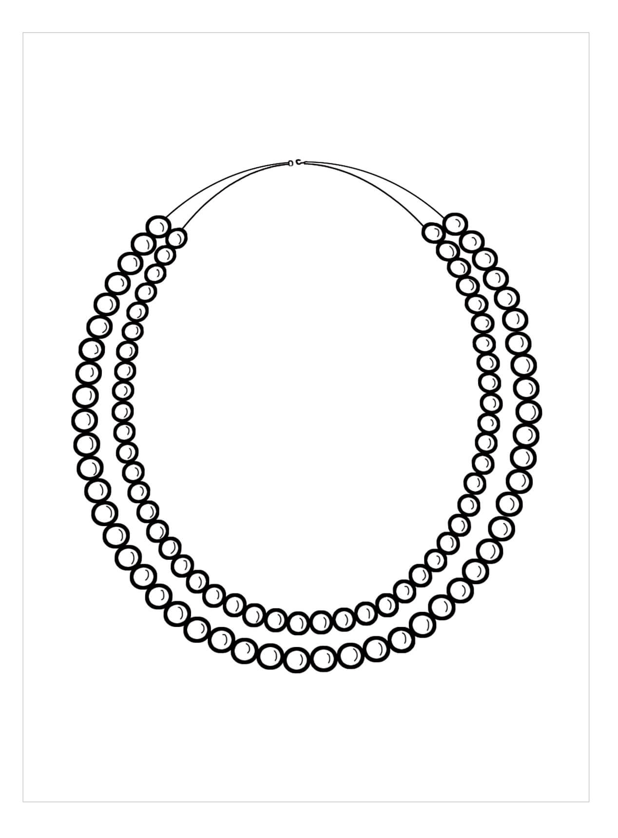 Dibujo de Collares Impresionantes para Colorear